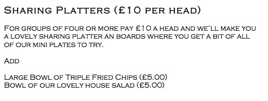 Sharing Platter Image