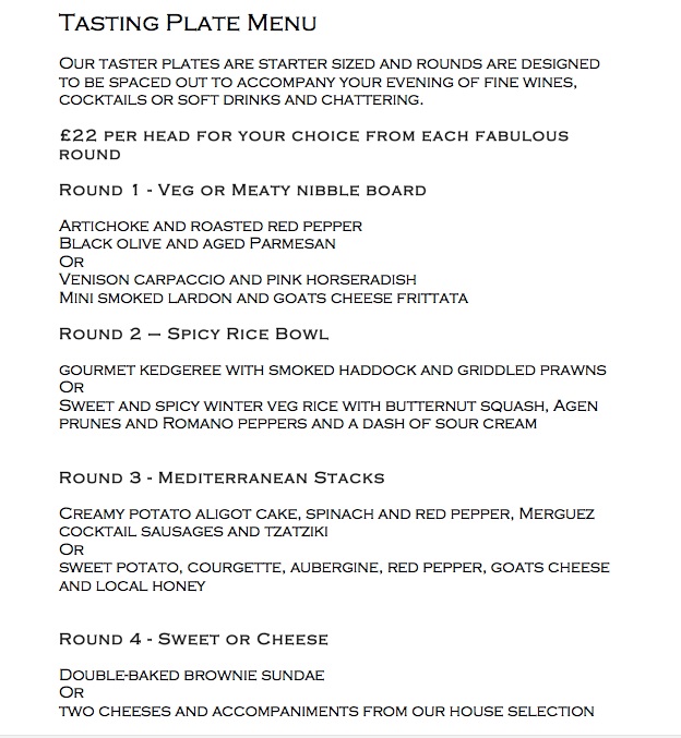 Tasting Plates Menu JPG