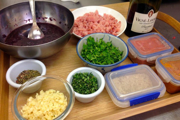 Sausage ingredients