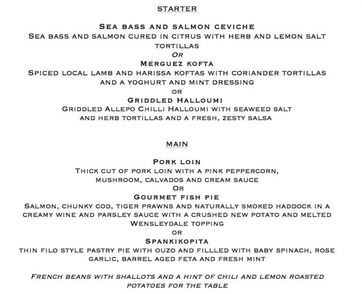 C&W Supper 13 Nov Top Menu JPG